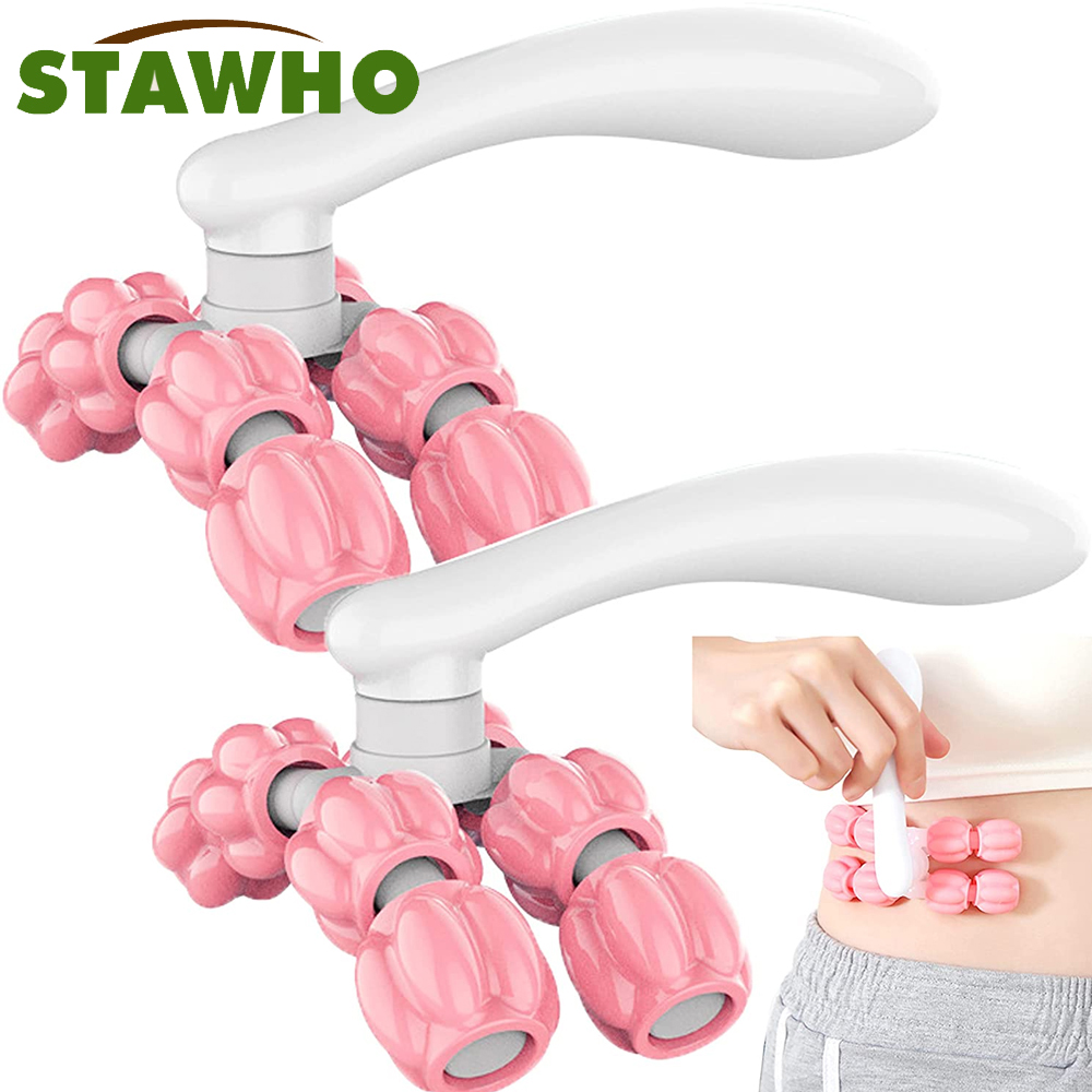 Reflexology Foot Roller - Y-shaped 8-bead Massager Hand Held Massager