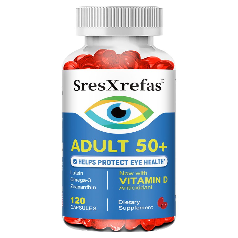 Health Wellness Vitamins - Lutein & Zeaxanthin Eye Supplement Capsules