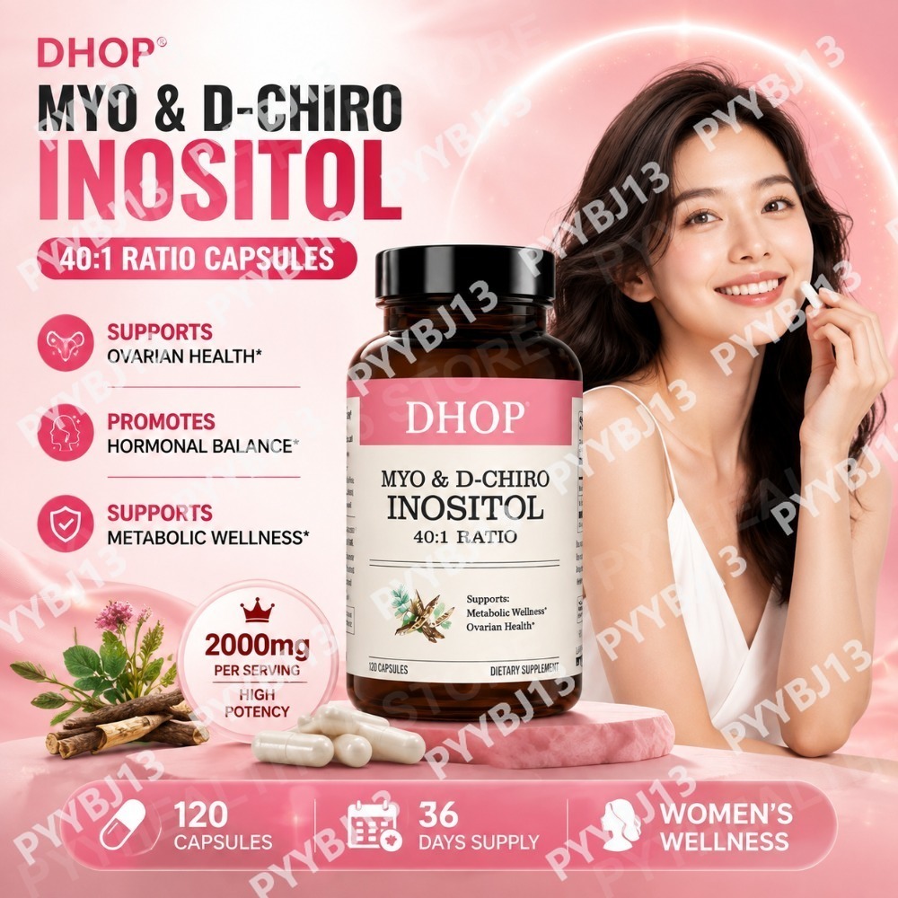 Health Wellness Vitamins - DHOP 40:1 Myo D-Chiro Inositol Capsules