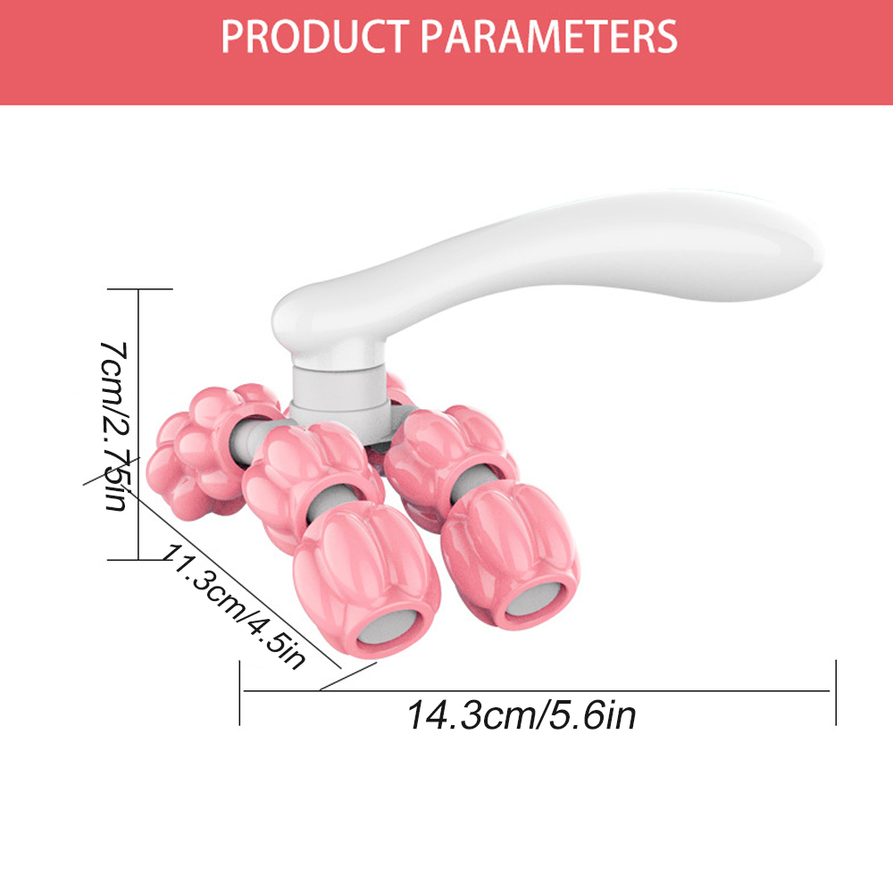Y-shaped 8-bead Massager Hand  - Reflexology Foot Roller review and price