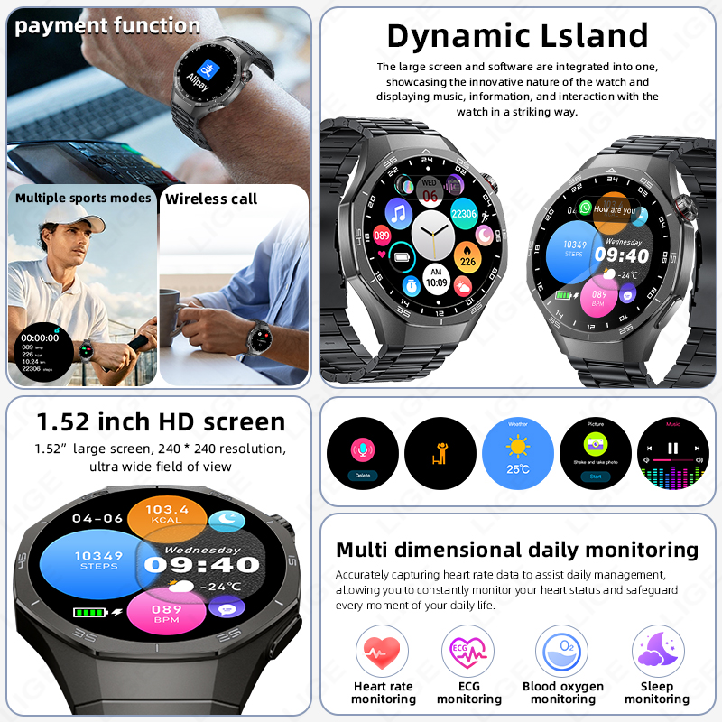 LIGE ECG Smart Watch For Andro - Health Wellness Trends 2026 review and price