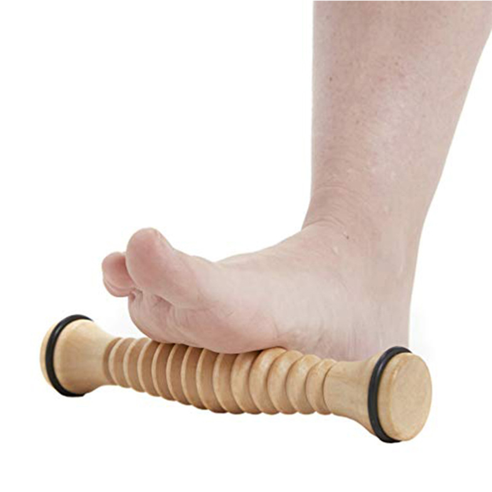 Wooden Massager Body Back Wood - Reflexology Foot Roller review and price