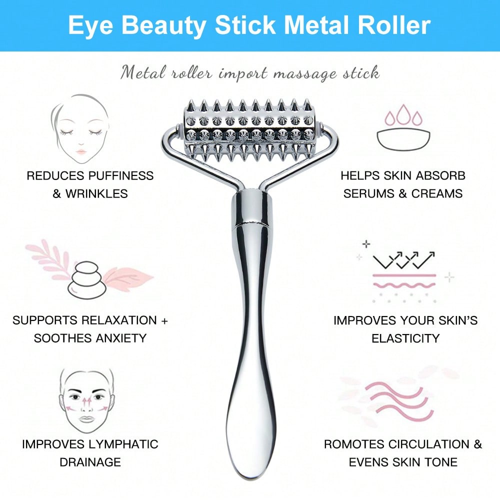 Stainless Steel Facial Massage - Reflexology Foot Roller review and price