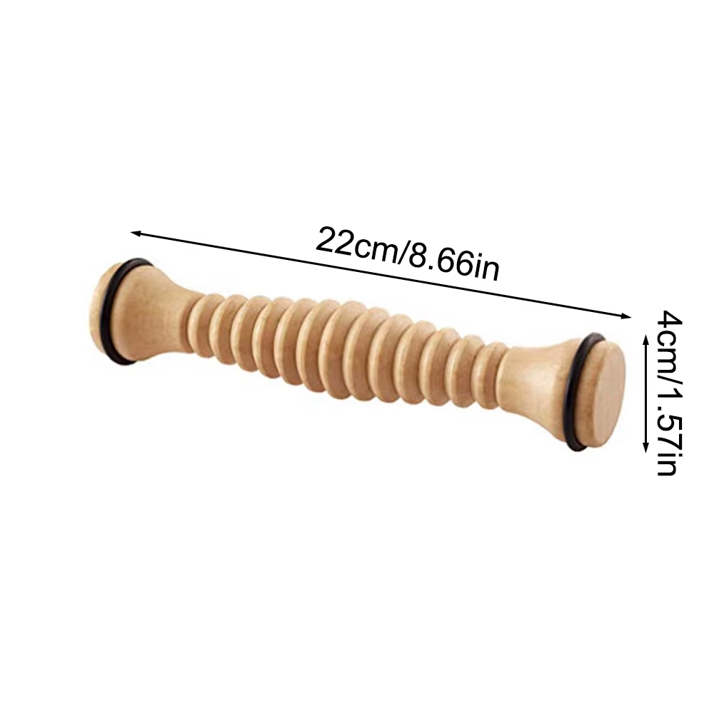 1pc wooden foot massager-foot  - Reflexology Foot Roller review and price
