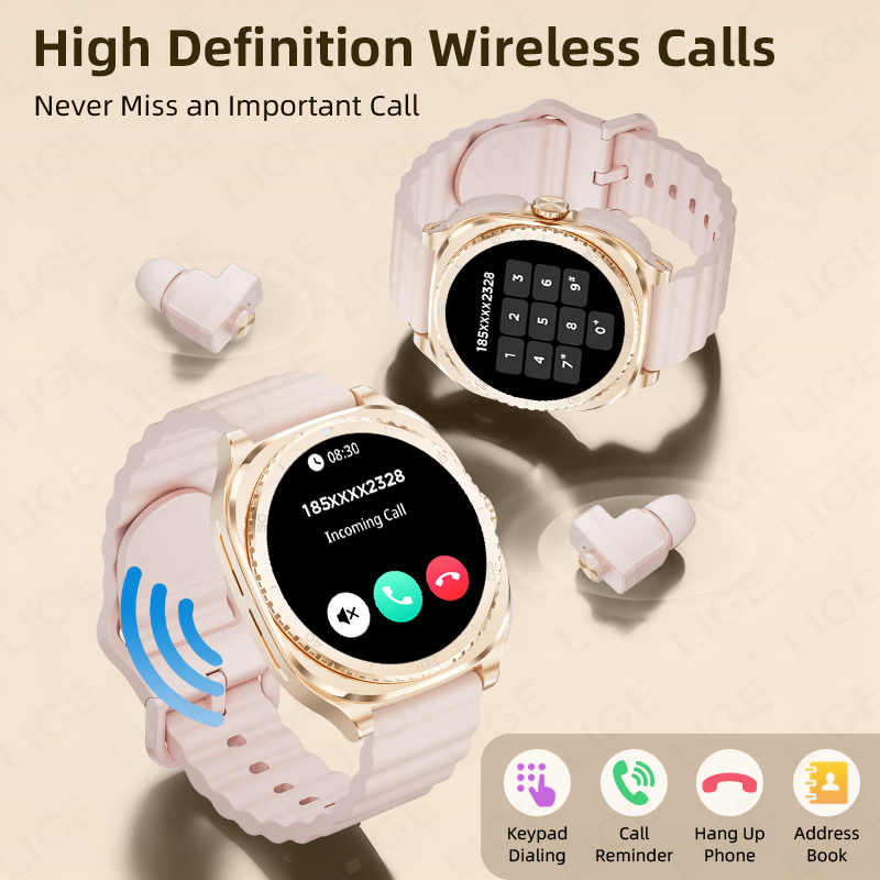LIGE 2 In 1 TWS Headset Smart  - Health Wellness Trends 2026 review and price